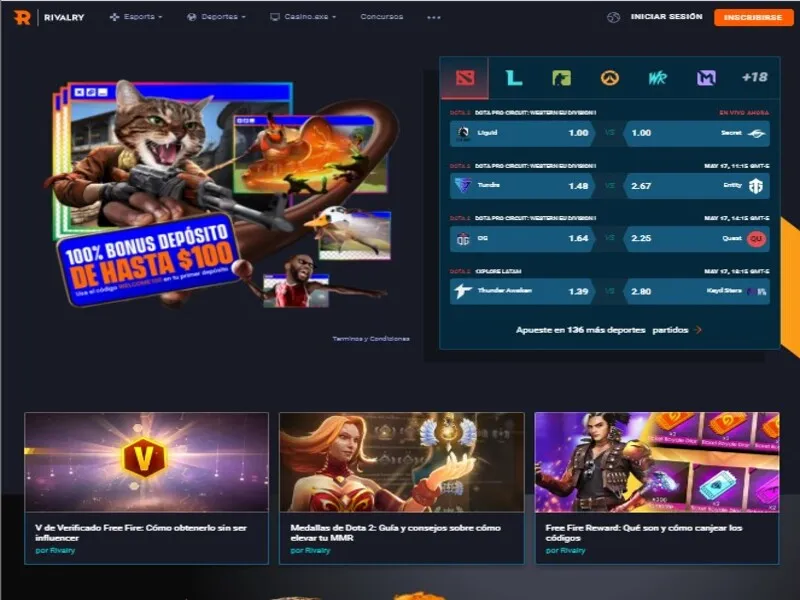 Features and benefits of betting on Rivalry