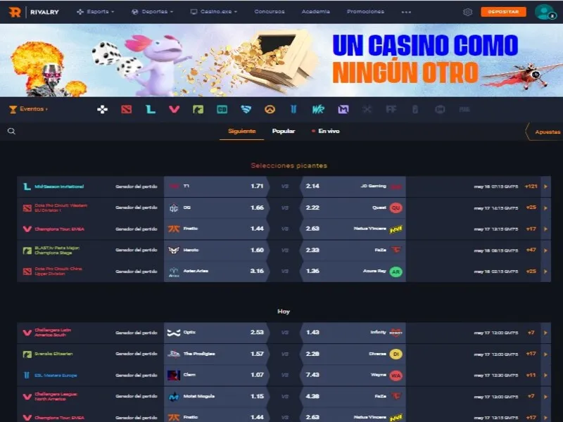 Benefits and types of cashback at Rivalry Sportsbook and Casino