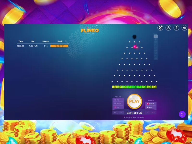 Desventajas de jugar Plinko en Rivalry